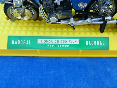 Nacoral 1:18 Honda CB 750 Four N°3606M – Miniature Métal Et Plastique – Années 70