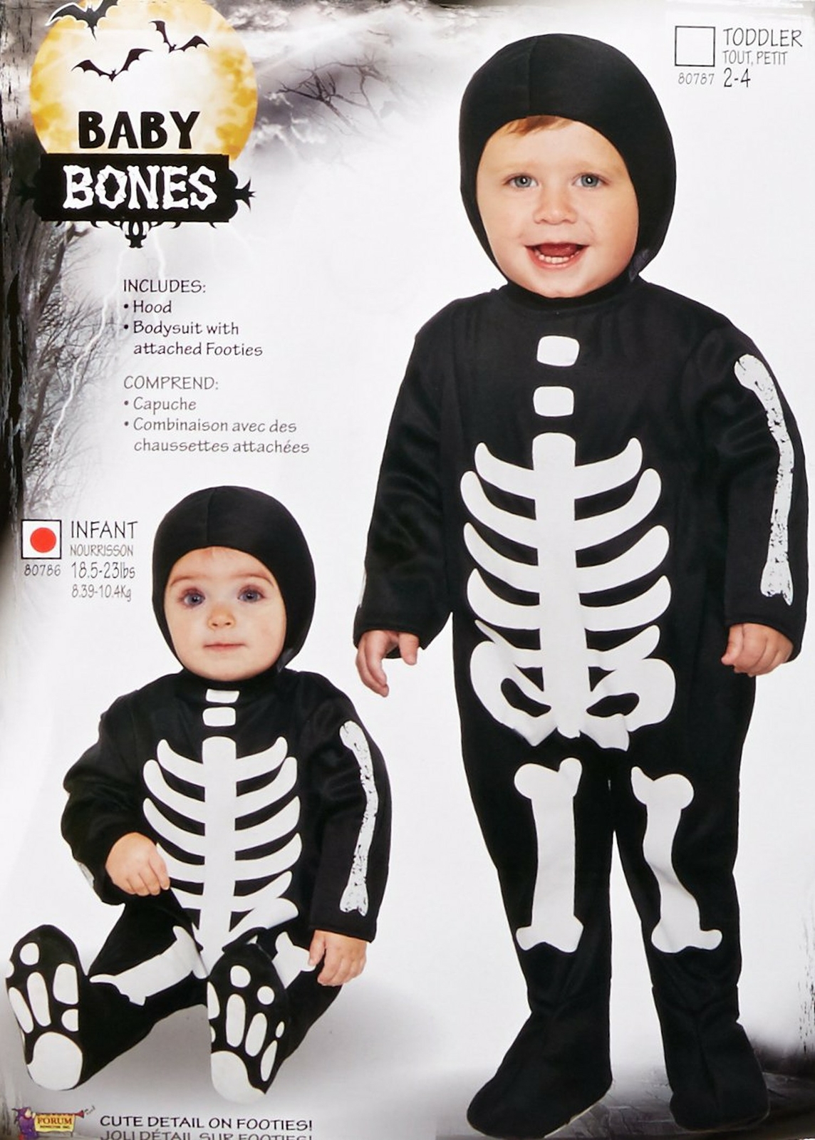 Forum Kids Baby Bones, As Shown, Toddler