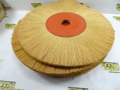 5 ROUES À POILS DE POLISSAGE / POLISSAGE NEUVES TAILLE TROU 1/2" X 16" X 1-3/4"  - Photo 3/3