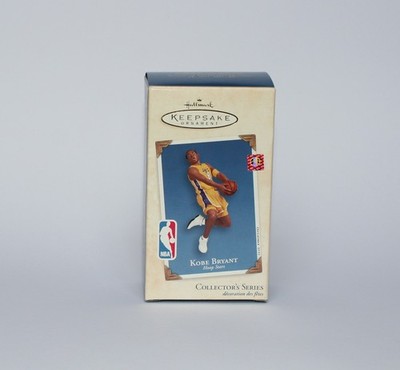 Kobe Bryant - LA Lakers 2003 Weihnachts-Ornament + Karte NBA Keepsake Figur