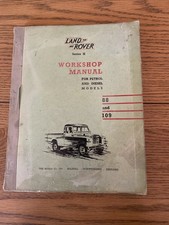 Original Land Rover Series II Workshop Manual -Petrol & Diesel 88 & 109 Solihull