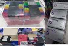 Lot Of 150+ various 3.5" 1.44 IMB + MAC Formatted Floppy Disks, Some Sealed