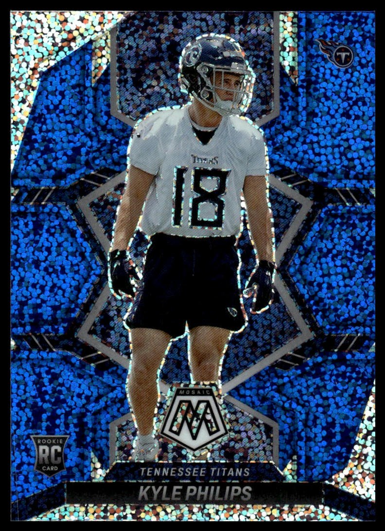 2022 Panini Mosaic #346 Kyle Philips Sparkle Blue SP