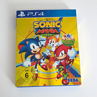 SEGA Sonic Mania Plus Sonic the Hedgehog-Serie PS4 USK 6 inkl. Artbook