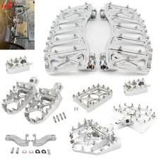 MX Style Floorboards Rear Footboards Brake Pedal For Harley Road Glide Road King