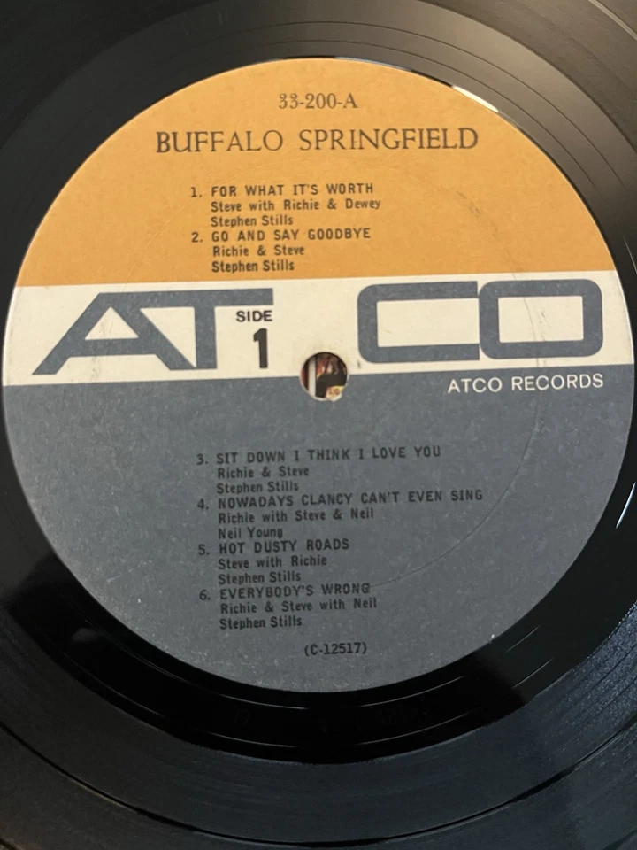 Mono Buffalo Springfield For What It’s Worth LP 1967 ATCO Records - Image 4 of 4