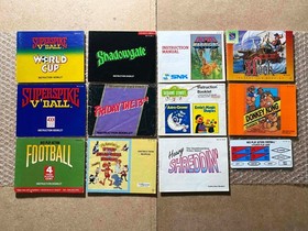 LOT OF 66 NES Manuals (Friday Shadowgate Jurassic Hook Donkey Mario Super C)