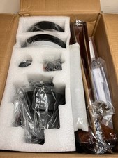 52 Inch Wood Blade Ceiling Fan with Light Flush Mount Modern 3 Blade New
