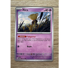 Pokémon Abra 080/167 - SV06: Twilight Masquerade Common Regular Card NM