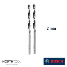 Bosch HSS PointTeQ 2mm Drillbit - 2 pack