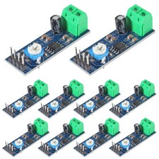 10pcs LM386 Audio Amplifier Module 200 Times Mono Audio Amplifier Board 5V-12