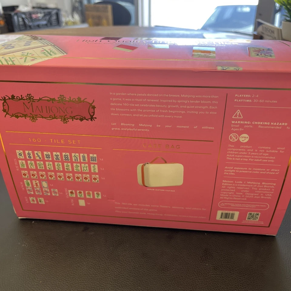 Maison Lude Deluxe Acryl Mahjong Starter Kit, Blooming Edition - Bild 4 von 4