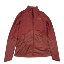 The North Face Full Zip Hoodie Hooded Sweatshirt Jacket Coral Long Sleeve Sz XS