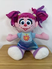 2023 Sesame Street  "Abby Cadabby" 9” Plush Doll - Just Play EUC