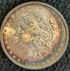 1884 Philadelphia US Morgan Silver Dollar ~ Uncirculated ~ Nicely Toned ~ Uncert