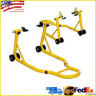 900 LBS Sport Bike Motorcycle Stand Front&Rear Wheel Lift Swingarm Paddock Stand