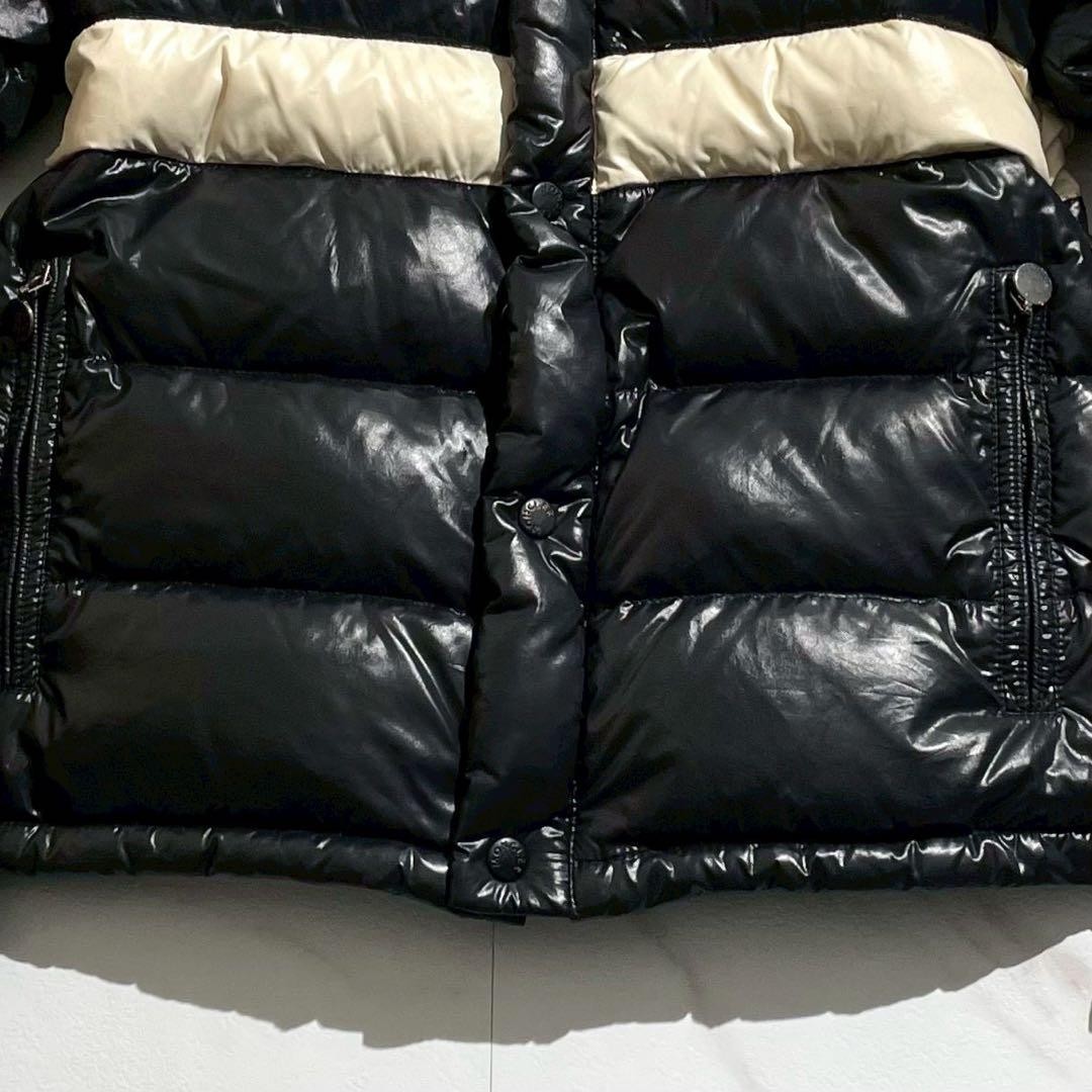 Moncler Thomas Down Jacket Black Large Zip-Up Log… - image 4