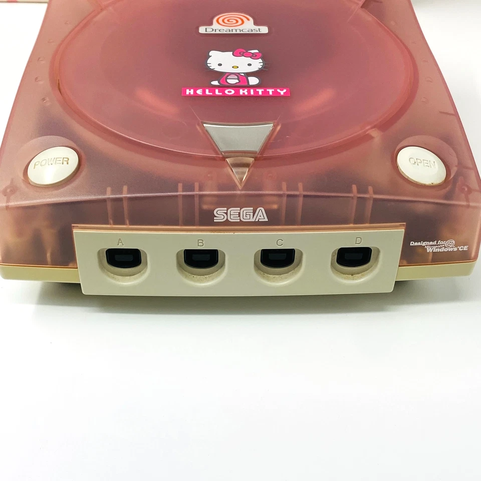 SEGA Dreamcast HELLO KITTY Pink Console [Mint] retro game Sanrio kawaii 09a - Image 4 of 4