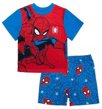 Spiderman   Toddler Boys' 2-Piece Short Pajama Set   Sizes 2T-4T