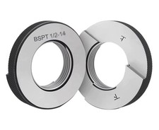 BSPT Pipe Ring Gage 1/16" 1/8" 1/4" 3/8" 1/2" 3/4" 1" ~ 2" Multiple Sizes Option