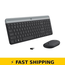Logitech MK470 Slim Wireless Keyboard  Mouse Combo - Graphite