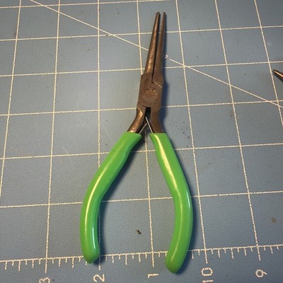 Mac Tools 6'' Straight Needle Nose Pliers green  P301705g