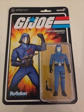 G.I. Joe Super7 Reaction Figures Cobra Commander Enemy Leader 3.75  Figure NEW