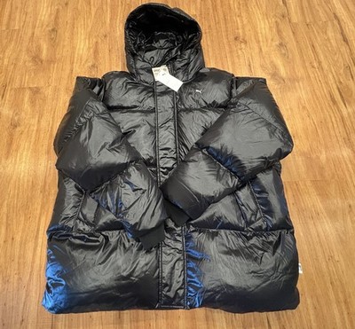 Puma MMQ Duck Down Jacket Black 626710 01 Men's Large Brand New W/ Tags