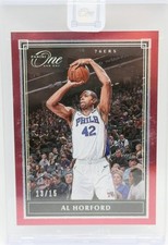 2019-20 Panini One and One Red /15 Al Horford #45