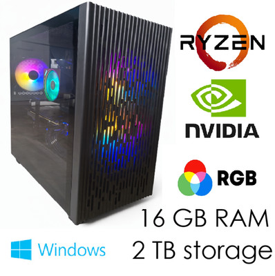 Gaming-PC - GTX 1080 | Ryzen 5 | 16 GB RAM | 2 TB