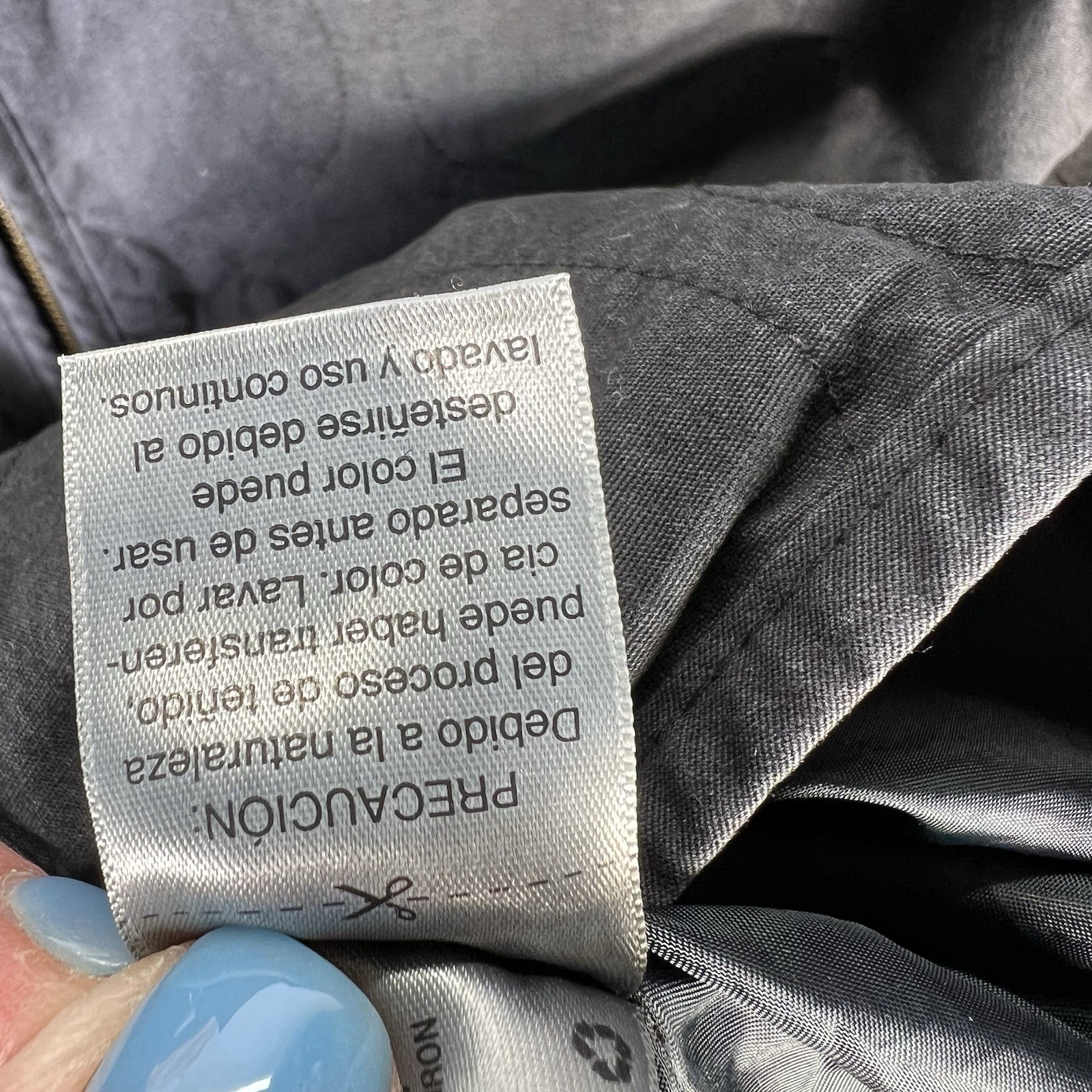 Universal Thread Black Full Zip Quilted Drawstrin… - image 8