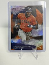 Yordan Alvarez RARE HOLO FOIL REFRACTOR INVESTMENT CARD TOPPS ASTROS MVP MINT