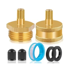 RV Blow Out Plug for Winterization - Brass Sprinkler Water Blow-Out Adapter w...