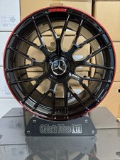 19" A45 ALLOY WHEELS BLACK MERCEDES B / A CLASS 176W GLC GLA CLA45 C63 AMG 5x112