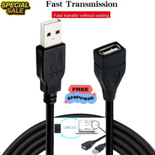 USB 2.0 Extender Extension Cable Cord Type A Male to Female HIGH SPEED
