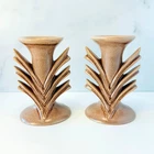 💠 Red Wing Art Pottery M1471 Charles Murphy Candleholders Pair Mid-Century