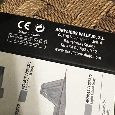 Vallejo USAF Colors Gray Schemes from 70's to Present Model Air Paint - Hobby