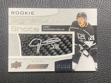 2018-19 Engrained Hockey Rookie Signature Shots - Jaret Anderson-Dolan /249