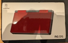 Anbernic RG DS Android Handheld Game Console - Black/Crimson Red