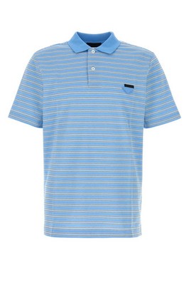 PRADA Embroidered Picquet Polo Shirt New And Authentic