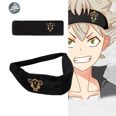 Black Clover Emperor Anime Logo Headband Asta Magic Knight Cosplay Head Wear