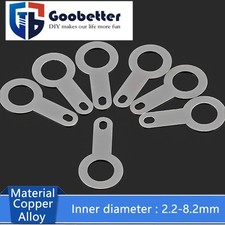 M2.2-M8.2 Solder Tags Lug Ring Connector Terminal Washers Copper Alloy Metric