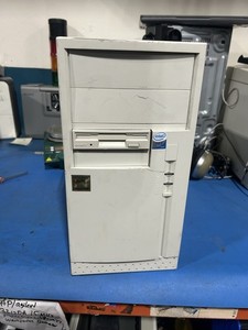 Vintage Inwin V500 MicroATX Beige Computer Case For Retro PC/Sleeper #1