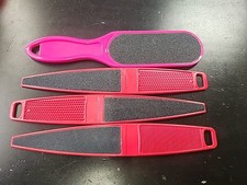 Original Pedicure Red Foot File Lot Of 4