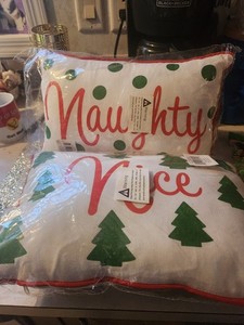 Naughty N Nice Pillows