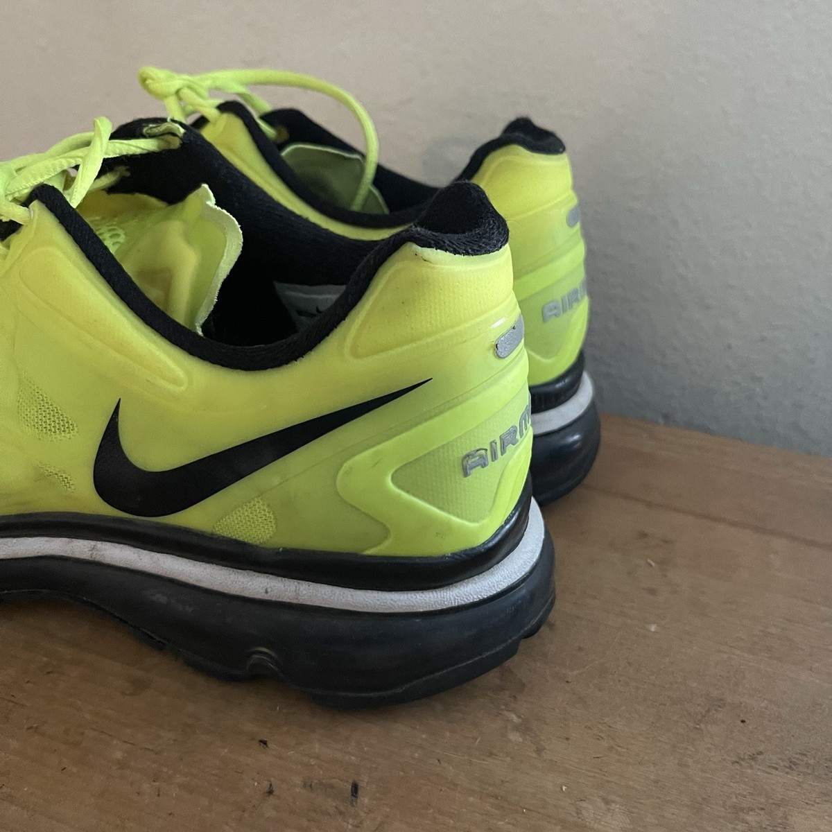 Nike Air Max + 2012 Volt Neon Yellow Running Shoes 55488-701 Mens Sz 11.5 Nike Air Max 1 Premium Volt – Puffer Reds main image 3