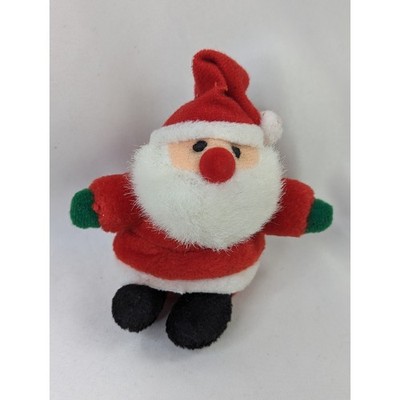 Santa Claus Plush Keyring Clip On Jerry Elsner 3.5 Inch Stuffed Animal Toy