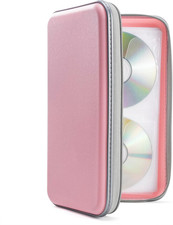 DVD Case Holder CD/DVD Wallet Binder 160 Capacity Cases Organizer Portable