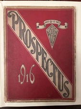 1916 Flint Central High School Yearbook, Flint Michigan The Prospectus 1916 antq