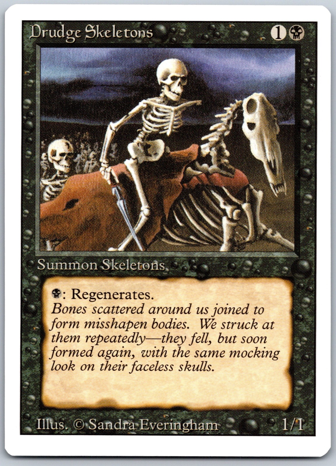 Drudge Skeletons Revised Edition MTG NM